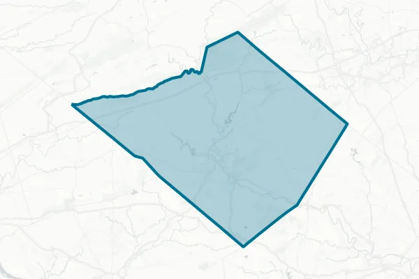 County of Berks — detail map