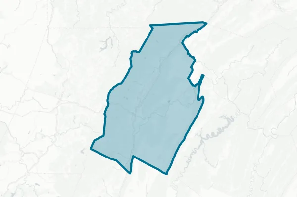 County of Blair — detail map