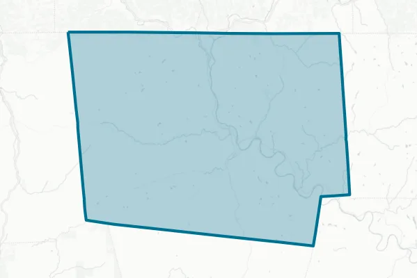 County of Bradford — detail map
