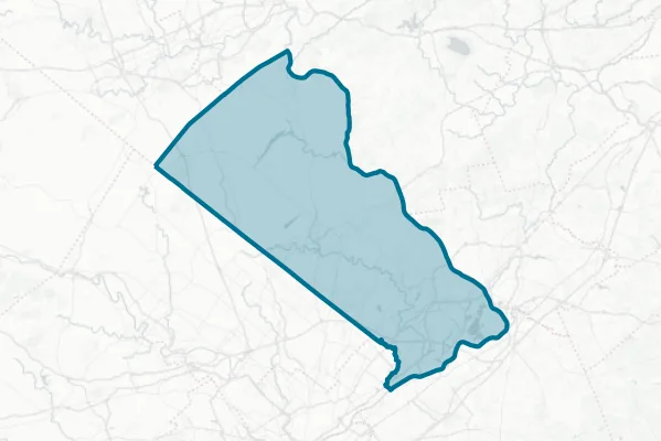 County of Bucks — detail map