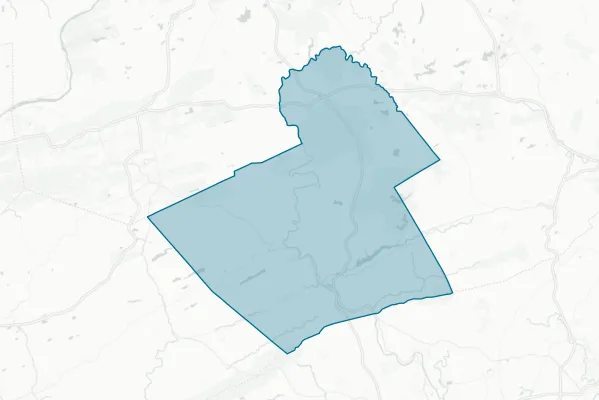 County of Carbon — detail map