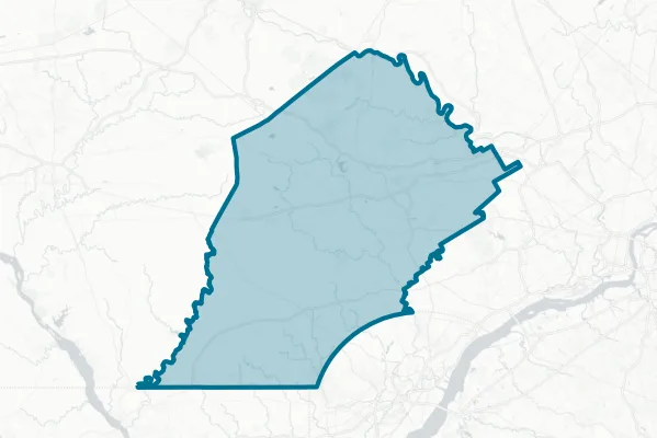 County of Chester — detail map