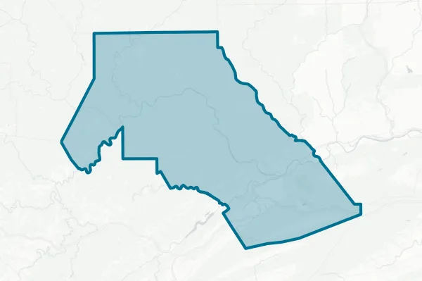 County of Clinton — detail map