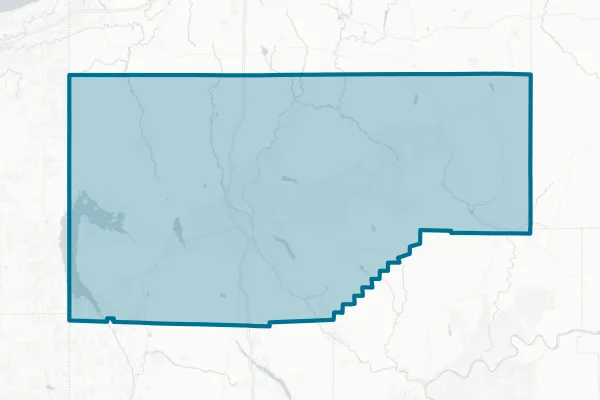 The County of Crawford — detail map