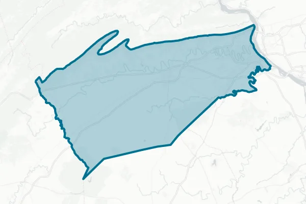 County of Cumberland — detail map