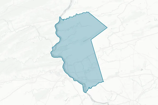 County of Dauphin — detail map