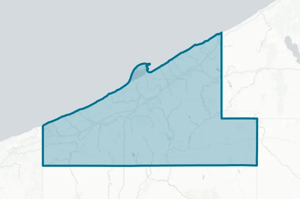 School District of the City of Erie — detail map