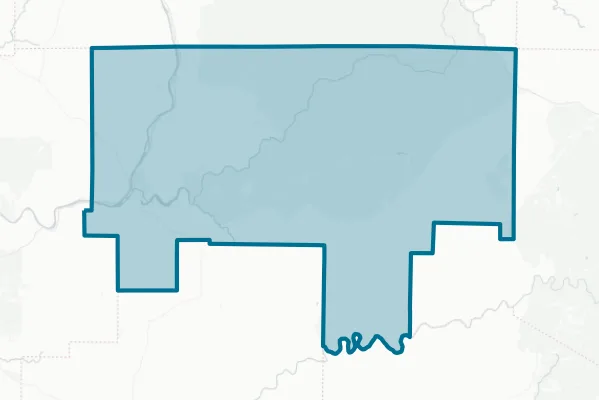 County of Forest — detail map