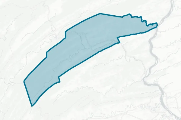 County of Juniata — detail map