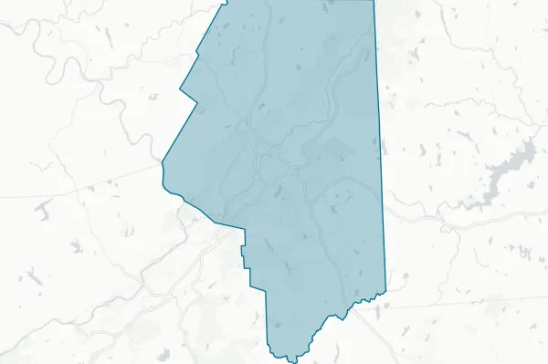 Lackawanna County — detail map