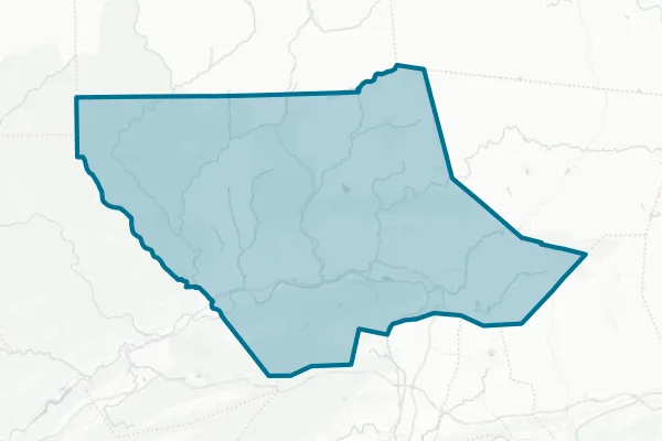County of Lycoming — detail map