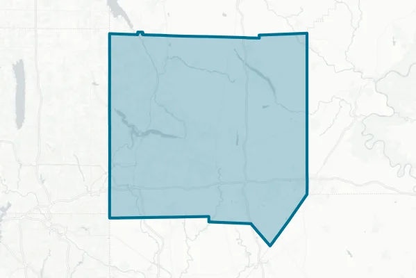 County of Mercer — detail map