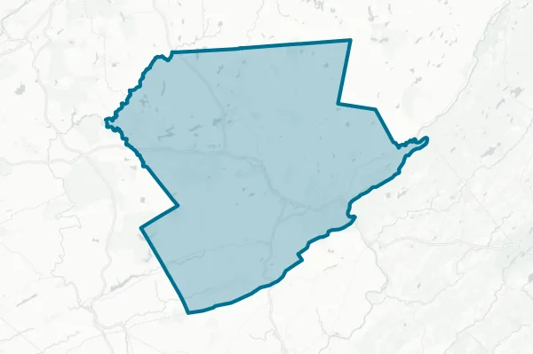 County of Monroe — detail map