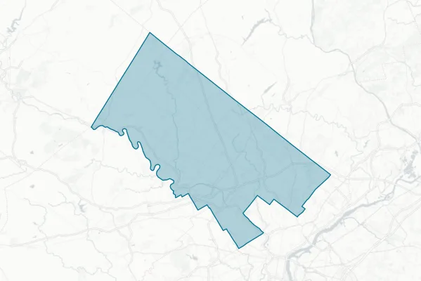 County of Montgomery — detail map
