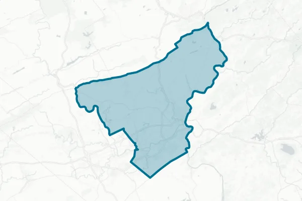 County of Northampton — detail map