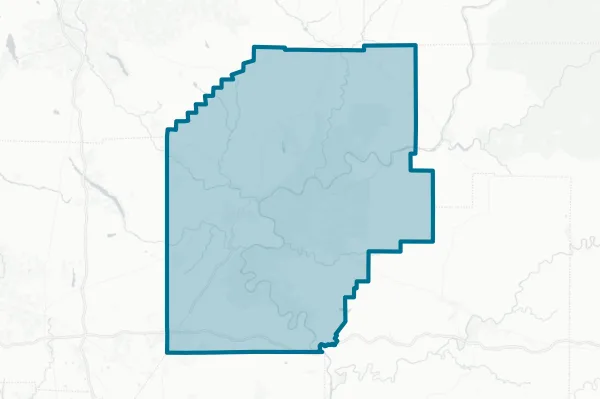 County of Venango — detail map