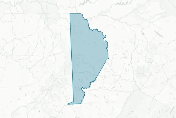 County of Wayne — detail map
