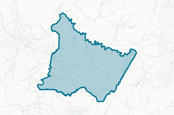 County of Westmoreland — detail map