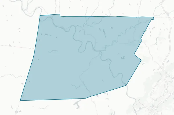 Wyoming County — detail map
