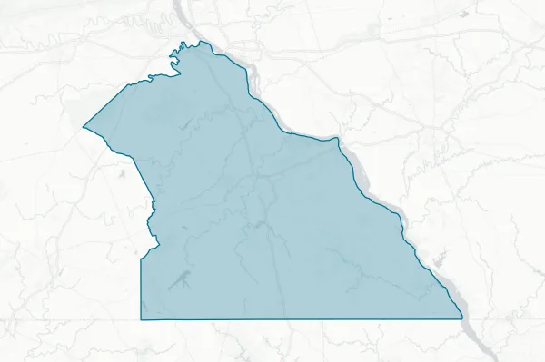 County of York — detail map