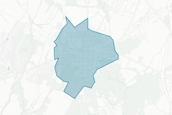 Borough of Gettysburg — detail map