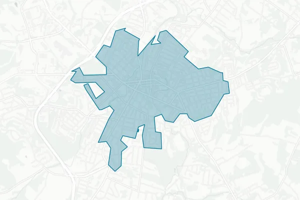 City of Uniontown — detail map