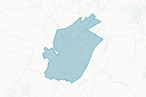 Borough of Chambersburg — detail map