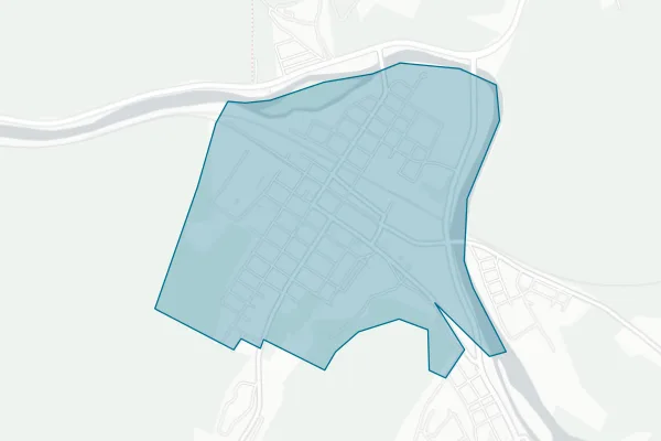 Borough of Mount Union — detail map