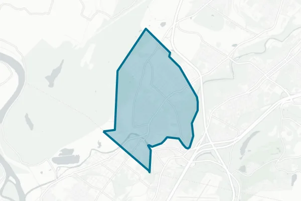 Old Forge School District — detail map