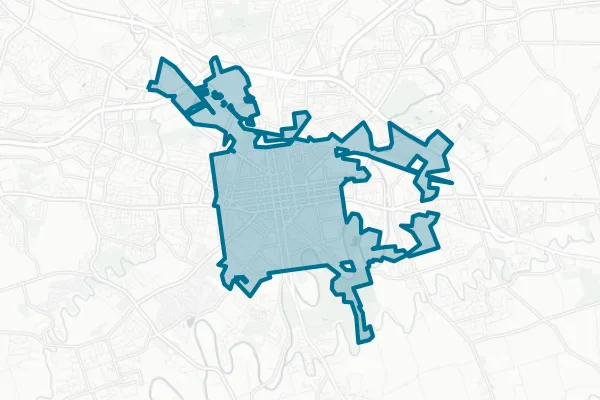 City of Lancaster — detail map