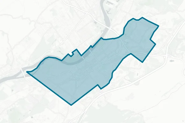 City of Wilkes-Barre — detail map