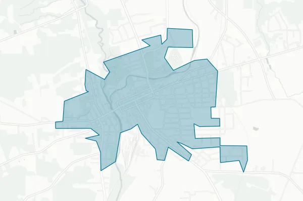Borough of Greenville — detail map
