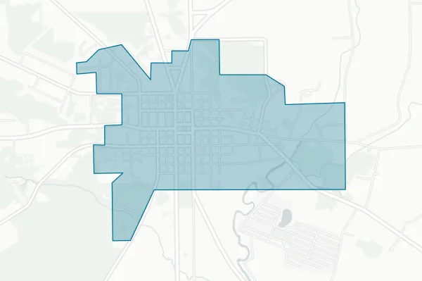 Borough of Mercer — detail map