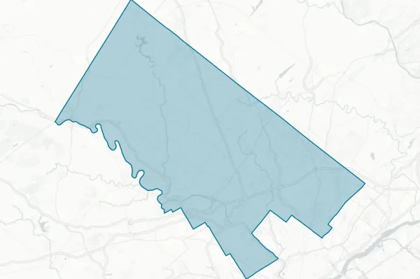 Collegeville Borough — detail map