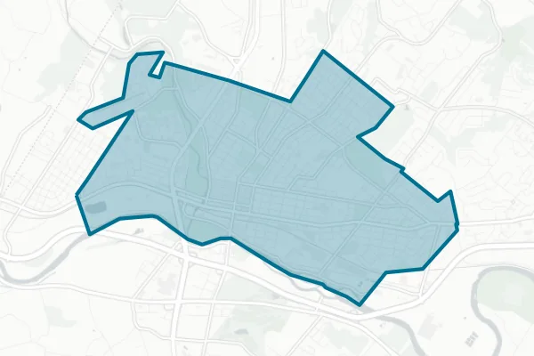 Borough of Pottstown — detail map