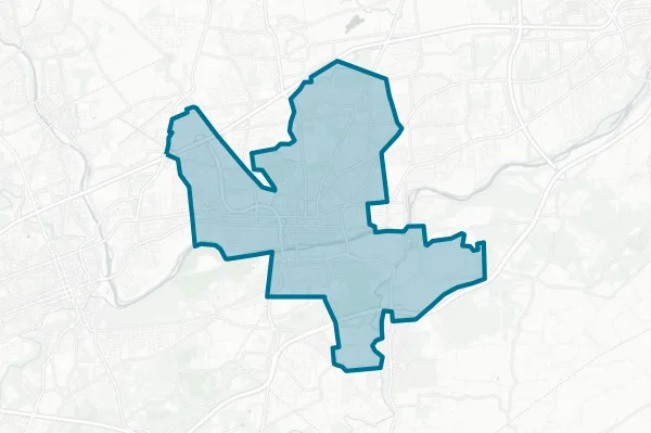 City of Bethlehem — detail map