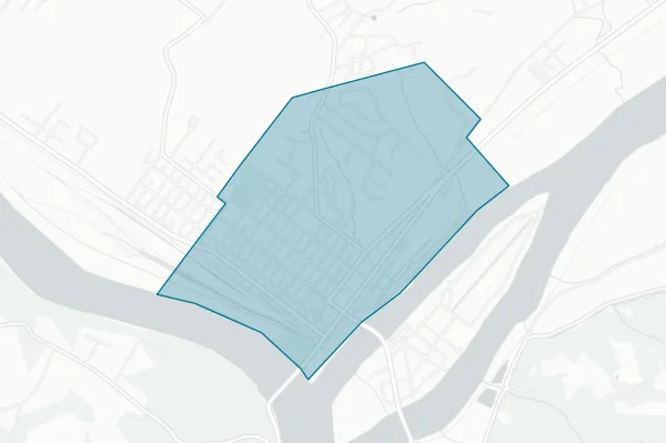 Borough of Northumberland — detail map