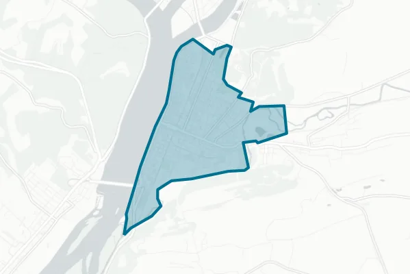 City of Sunbury — detail map