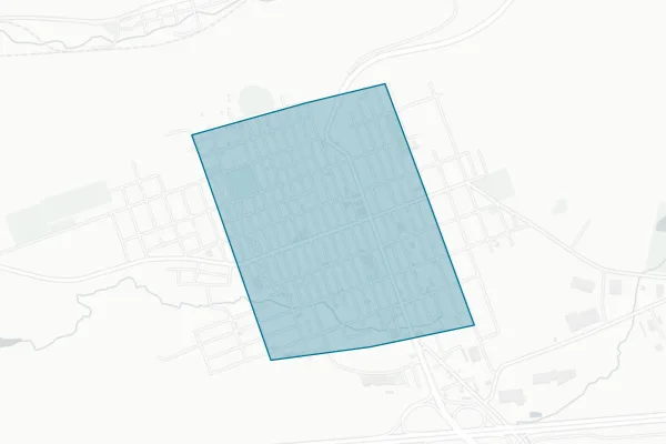 Frackville Borough — detail map