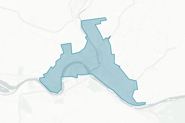 City of Warren Pa — detail map