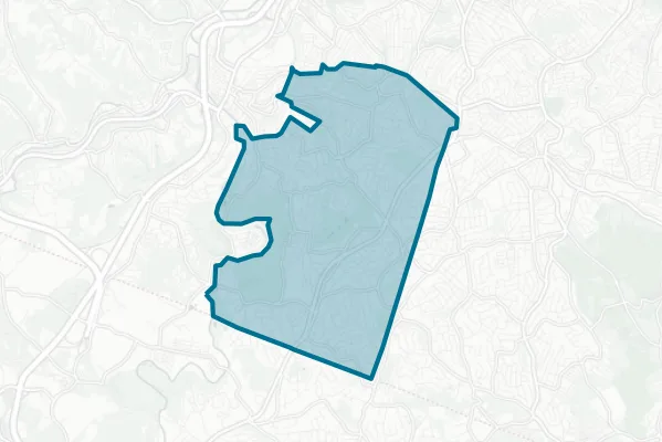 Upper St. Clair School District — detail map