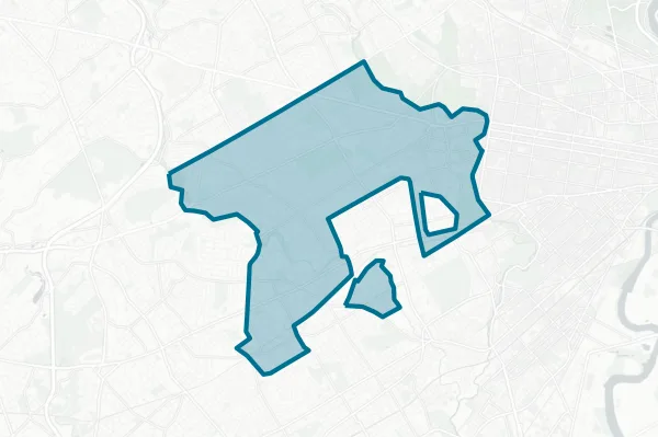 Upper Darby Township — detail map