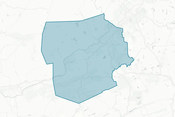 County of Luzerne — detail map