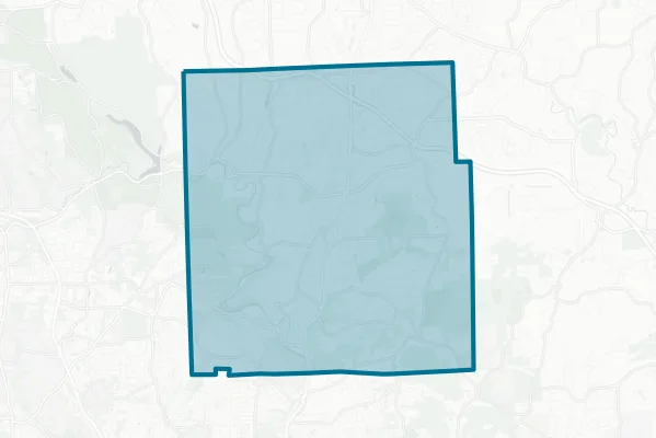 Hampton Township School District — detail map