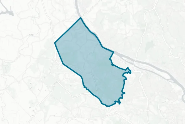 Moon Area School District — detail map