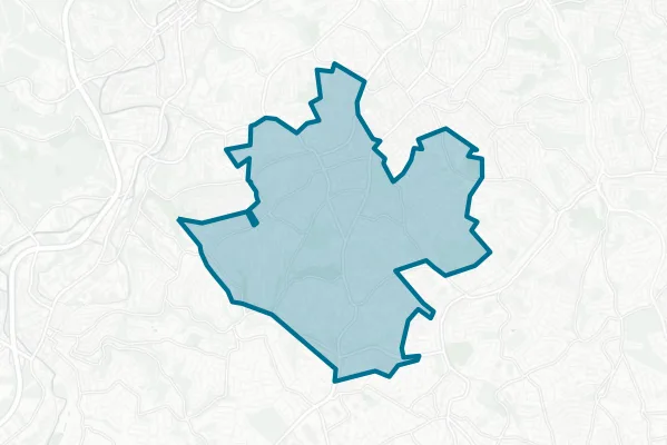 Mt Lebanon School District — detail map