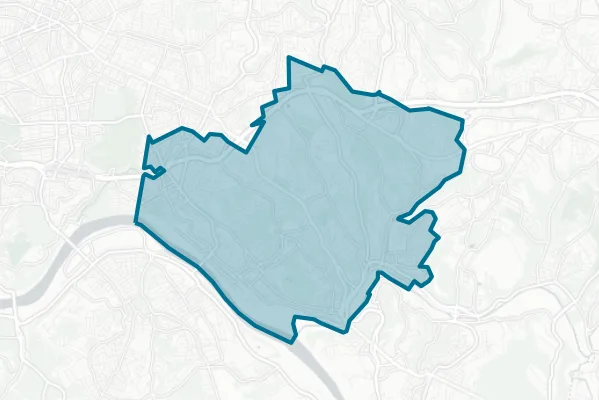 Woodland Hills School District — detail map