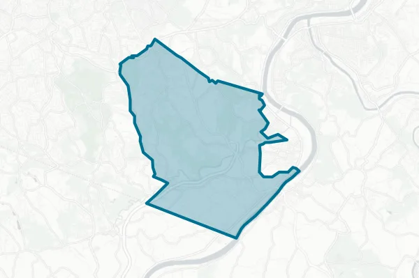 West Jefferson Hills School District — detail map