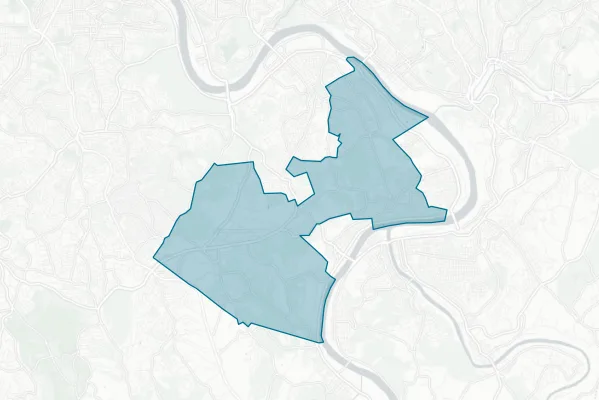 West Mifflin Area School District — detail map