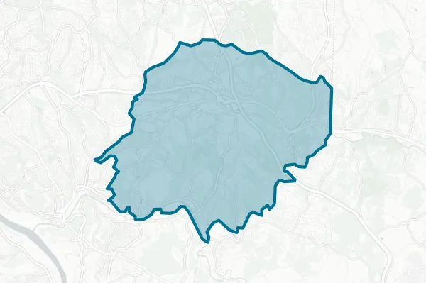 Gateway School District — detail map